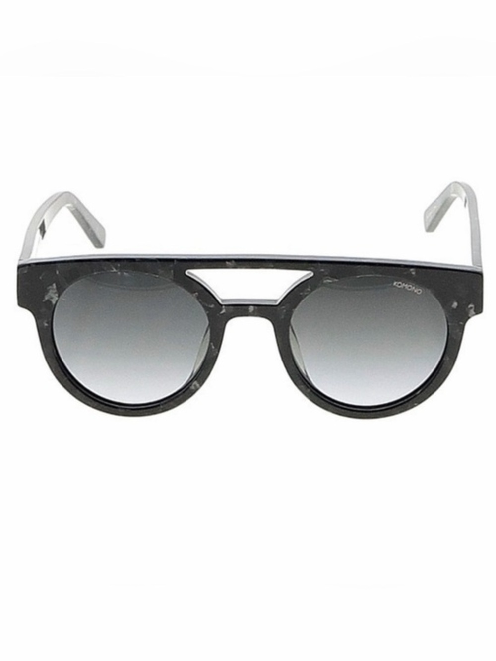 Komono Sunglasses Dreyfuss NEW black marble round
